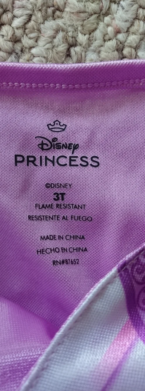 Disney Purple Rapunzel Tulle Princess Nightgown Size 3T - Picture 3 of 10